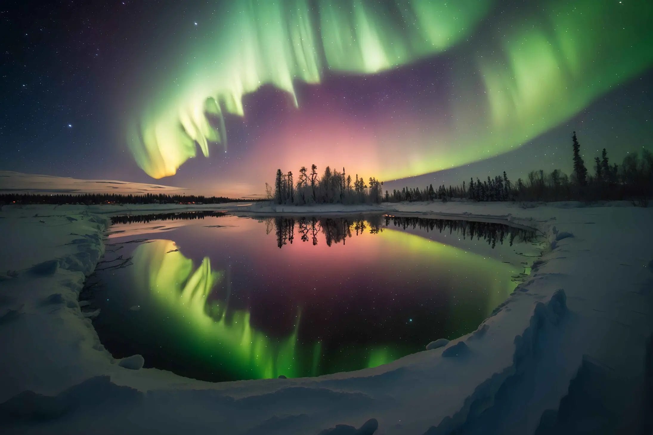 view-aurora-borealis-lake https://economia.wiki/paises/finlandia-el-pais-con-los-mejores-resultados-educativos-de-la-ocde/
